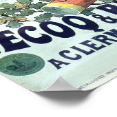 カフェ腺ダックスフランスのヴィンテージ広告, s ポスター (角)