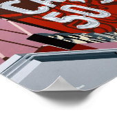 カフェ50's Diner on Historic Route 66ポスター ポスター (角)