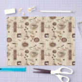 カフェ!カフェー！コーヒー! 薄葉紙 (クラフト)