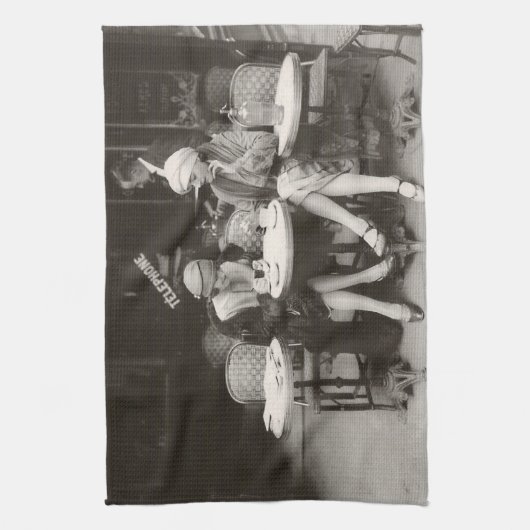 カフェ キッチンタオル (縦)