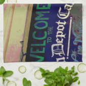 カフェ キッチンタオル (折り畳み)