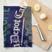 カフェ キッチンタオル (四つ折り)