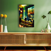 カフェ キャンバスプリント