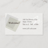 カフェ/コーヒーショップ 名刺 (裏面)