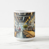 カフェ コーヒーマグカップ (中央)