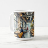 カフェ コーヒーマグカップ (正面左)