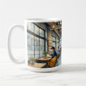 カフェ コーヒーマグカップ (左)