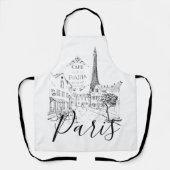 カフェ・パリ エプロン (正面)