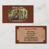 カフェ – ホボケン， NJ - Empire Coffee & Tea 名刺 (正面/裏面)