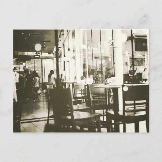 カフェ... ポストカード (正面)