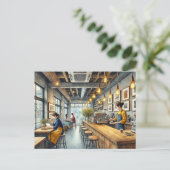 カフェ ポストカード (スタンド正面)