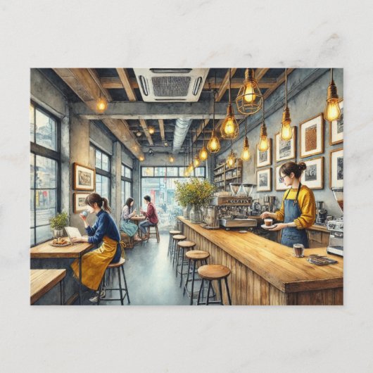 カフェ ポストカード (正面)