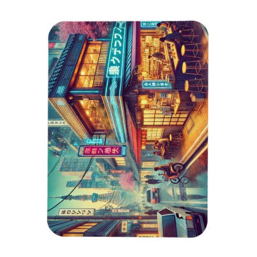 カフェ マグネット (縦)