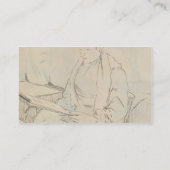 カフェ(紙の鉛筆及びインク) 名刺 (裏面)