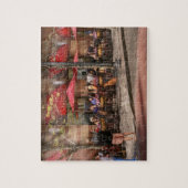 カフェ- Hoboken、NJ -カフェの三位一体 ジグソーパズル (縦)