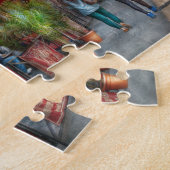 カフェ- NJホボケン – Vito's イタリアン Deli ジグソーパズル (側面)