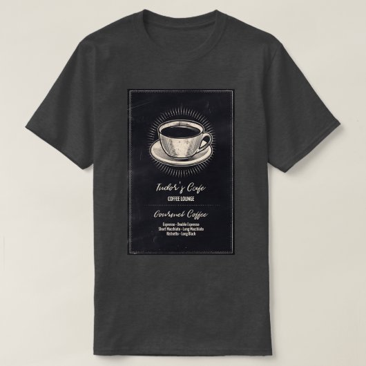 カフェ Tシャツ (デザイン正面)