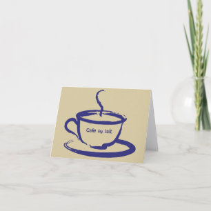 カフェAu Laitのメッセージカード カード