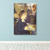 カフェbyピエールルノアール、ヴィンテージ印象主義 キャンバスプリント (インサイチュ (ウッドフロア))
