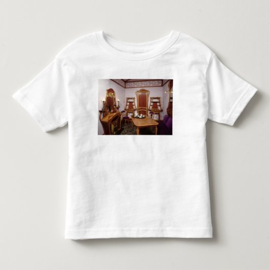 カフェdeパリのサロンの復元 トドラーTシャツ (正面)