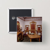 カフェdeパリのサロンの復元 缶バッジ (正面&裏面)