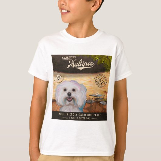 カフェMaltipoo Tシャツ (正面)