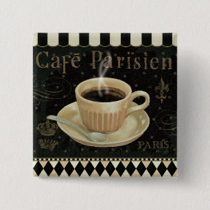 カフェParisien 缶バッジ