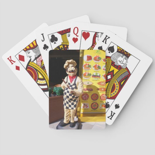 カフェPasa Kebap in Kemer.七面鳥 トランプ (裏面)