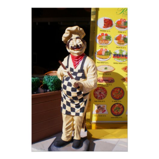 カフェPasa Kebap in Kemer.七面鳥 ポスター (正面)