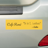 カフェRené バンパーステッカー (車上)
