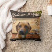 カフェRhodesian Ridgeback クッション (ブランケット)