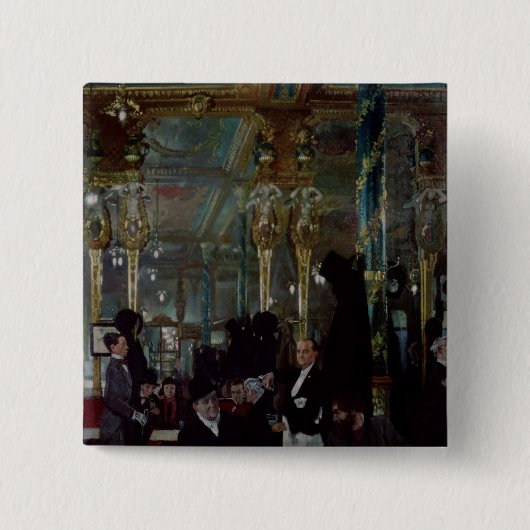 カフェRoyal、ロンドン1912年 缶バッジ (正面)