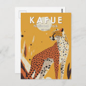 カフエナショナルパークザンビアヴィンテージ ポストカード (正面/裏面)