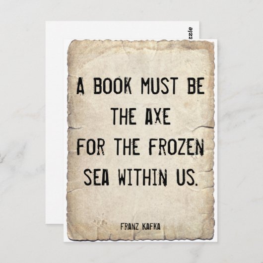 カフカ引用文オンブックス ポストカード (正面/裏面)