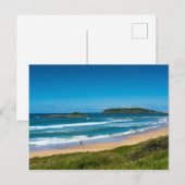 カフスハーバーパークビーチシースケープオーストラリア ポストカード (正面/裏面)