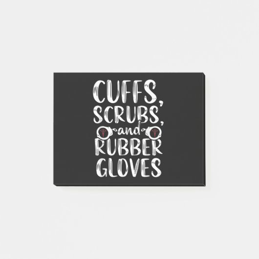 カフス矯正ナースRN刑務所看護医療 ポストイット (正面)