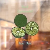 カフフィアライム漫画イラストレーション ウィンドウサイン (シート2)