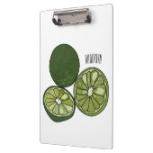 カフフィアライム漫画イラストレーション クリップボード (左)