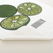 カフフィアライム漫画イラストレーション シェルパブランケット (3/4)