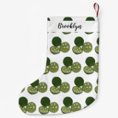 カフフィアライム漫画イラストレーション スモールクリスマスストッキング (裏面)