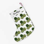 カフフィアライム漫画イラストレーション スモールクリスマスストッキング (裏面 (吊り時))