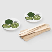 カフフィアライム漫画イラストレーション ハンドファン (組立なし)