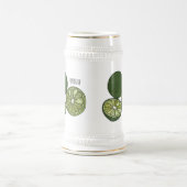 カフフィアライム漫画イラストレーション ビールジョッキ (中央)