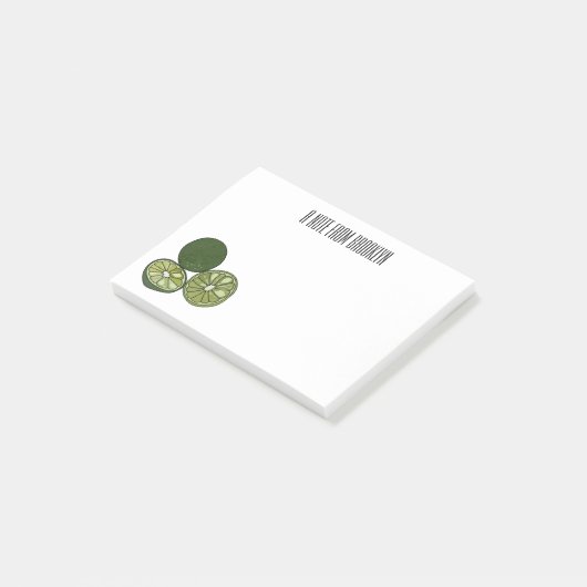 カフフィアライム漫画イラストレーション ポストイット (アングル)