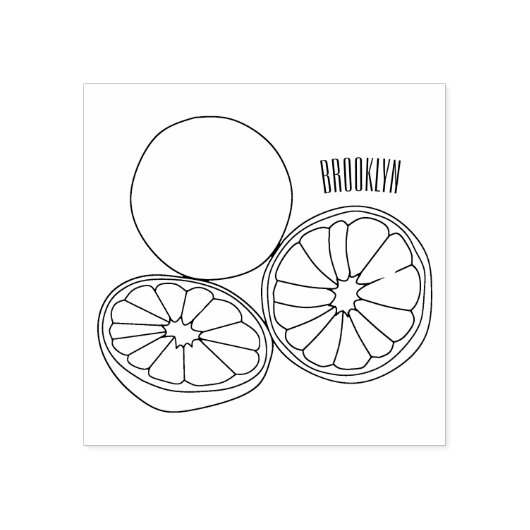 カフフィアライム漫画イラストレーション ラバースタンプ (インプリント)