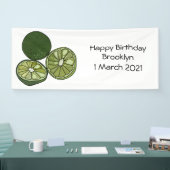 カフフィアライム漫画イラストレーション 横断幕 (トレードショー)