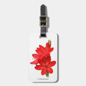カフフィールリリー ラゲッジタグ (正面縦)