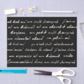 カフフランスのェの会話の白い語句 薄葉紙 (クラフト)