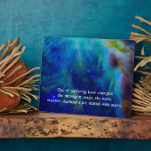 カフリル・ジブランが苦しみ フォトプラーク (側面)