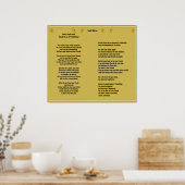 カフリル・ジブランによる友情 ポスター (キッチン)